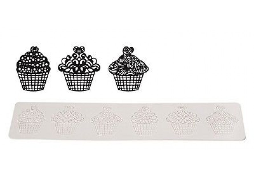 SILIKOMART TAPPETO SILICONE PER MERLETTI CUPCAKE DECORO TORTE DOLCI TRD 12